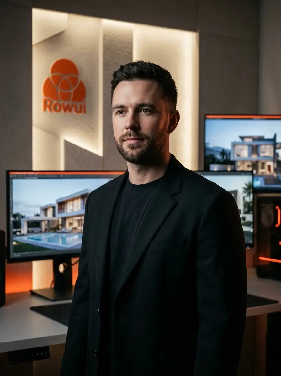 Liam Parker, Head of Architectural Visualization at Rowui