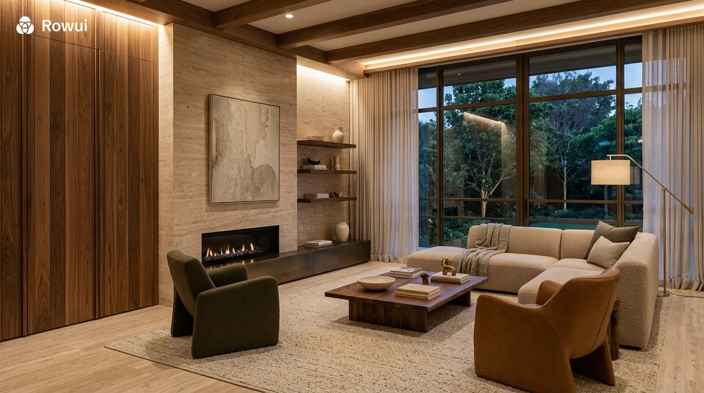 How to Make a Modern Interior Feel Warm and Luxurious
